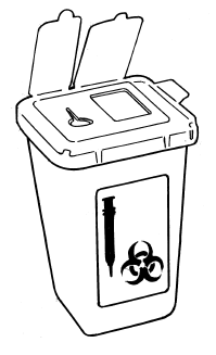 Dispose of single-use equipment and supplies properly and safely